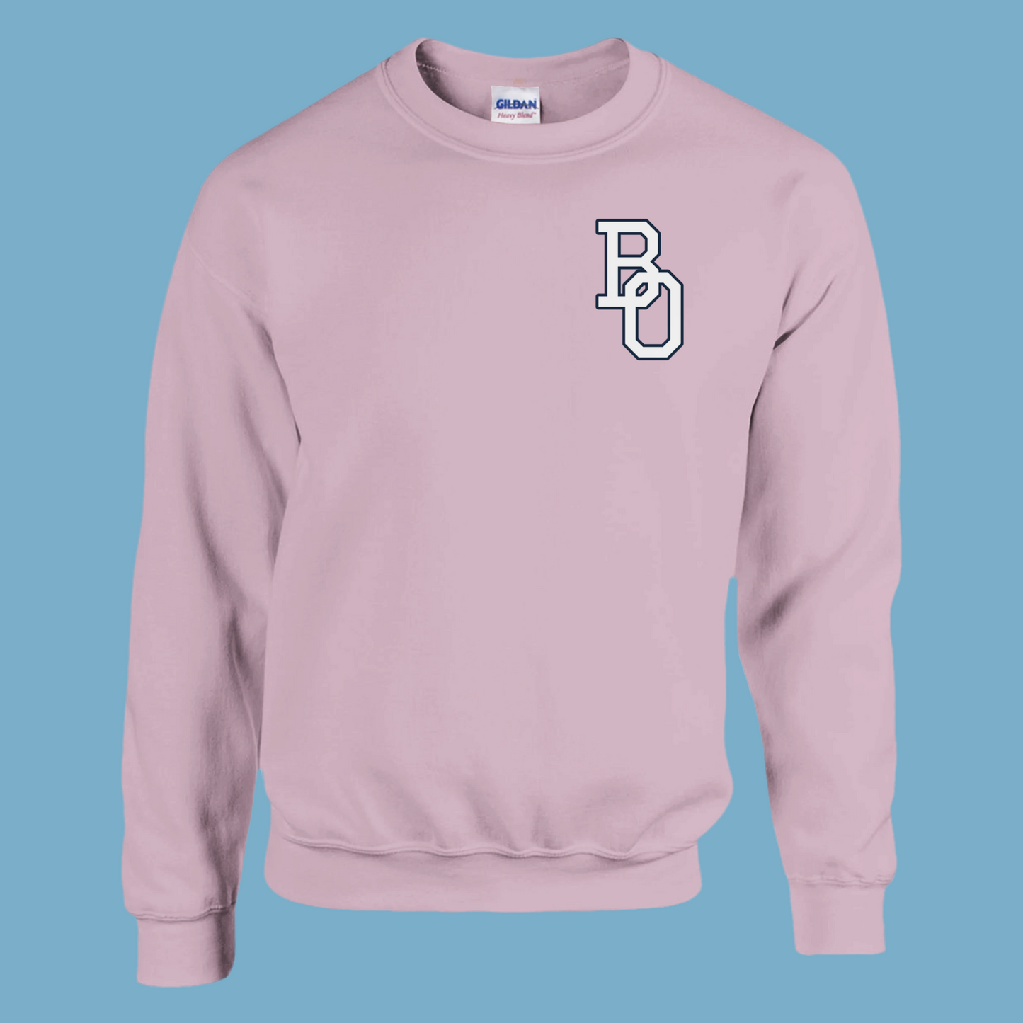 Klassischer Unisex Pullover "College BO Vorderseite"