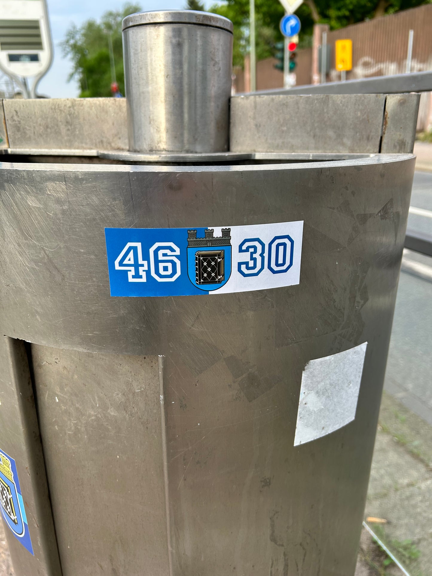 Aufkleber "4630 Blau/Weiß"