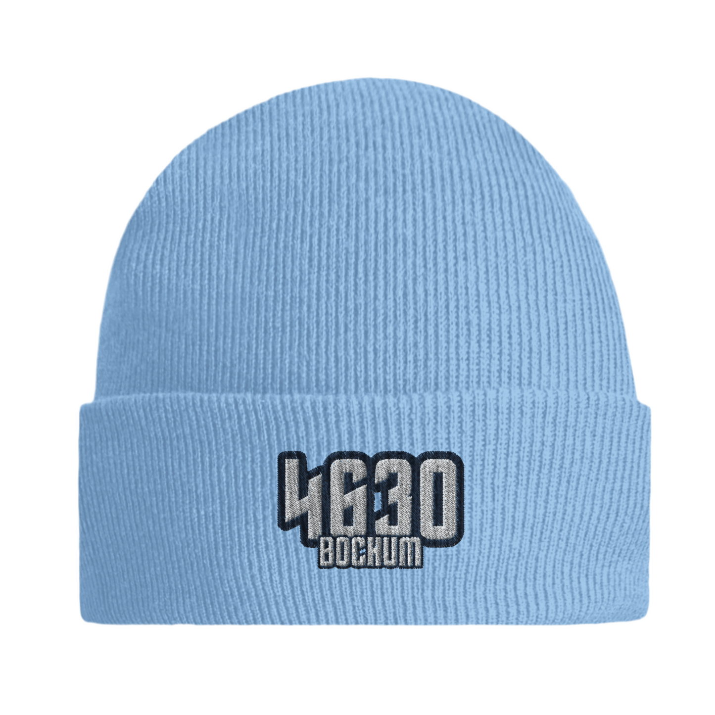 Umgeschlagene Beanie "4630 Bochum"
