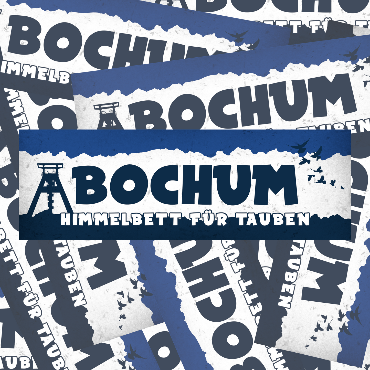 Aufkleber "Himmelbett für Tauben"