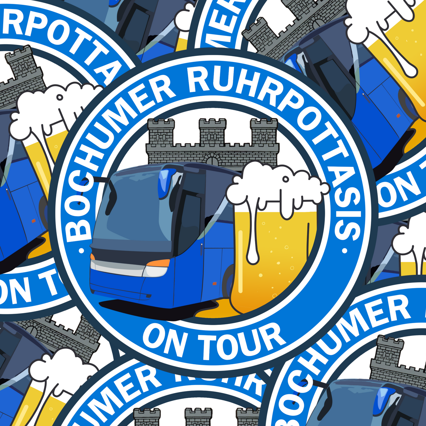 Aufkleber "Ruhrpottasis on Tour"