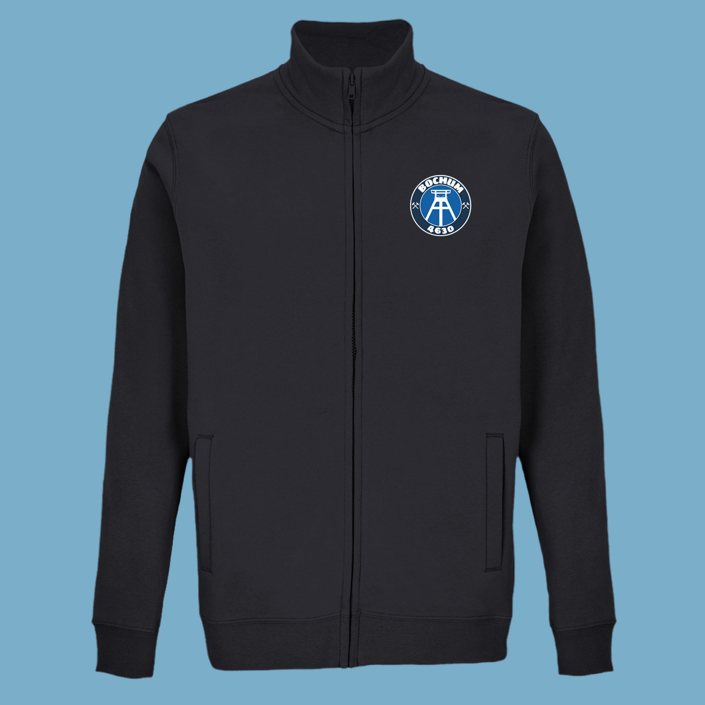 Unisex Sweatjacke "Förderturm Vorderseite"