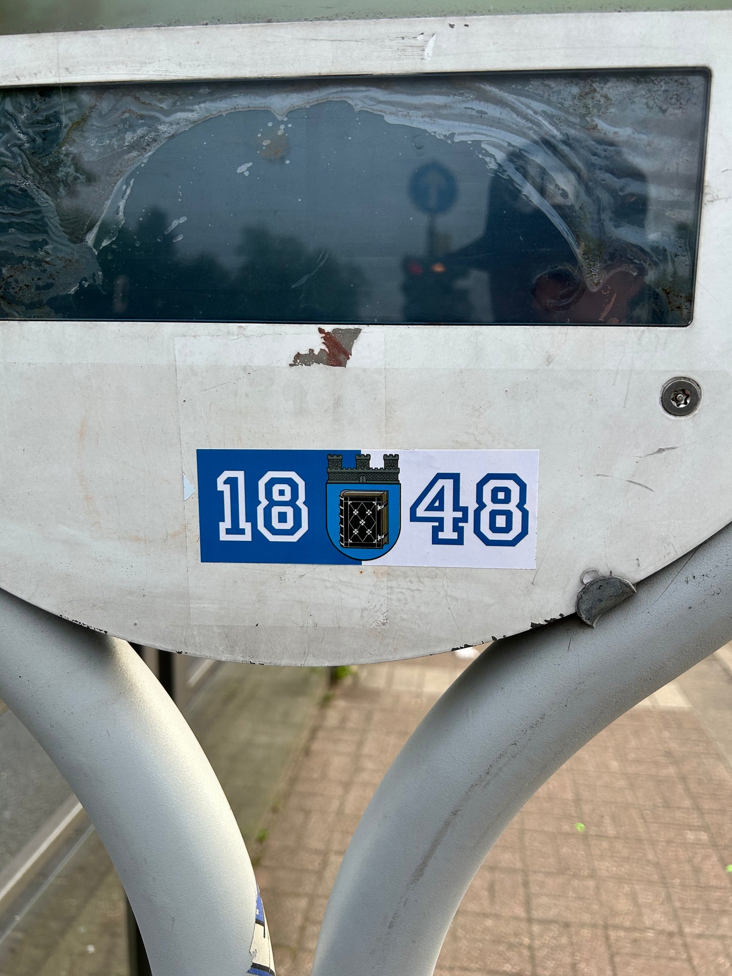 Aufkleber "1848 Blau/Weiß"