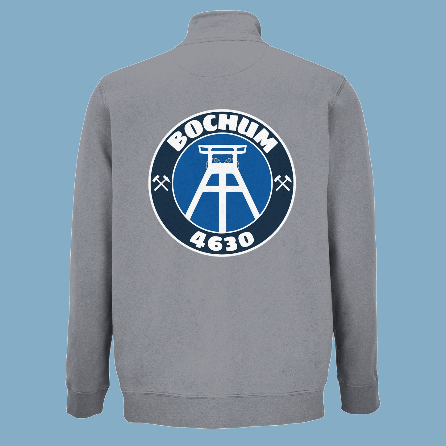 Unisex Sweatjacke "Förderturm Rückseite"