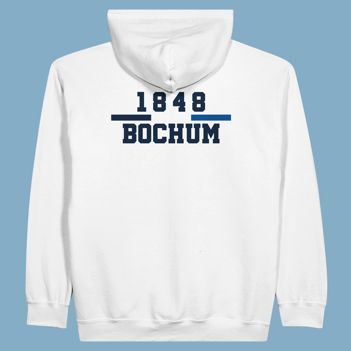 Unisex Kapuzen-Zip-Hoodie "1848 Bochum Linie"