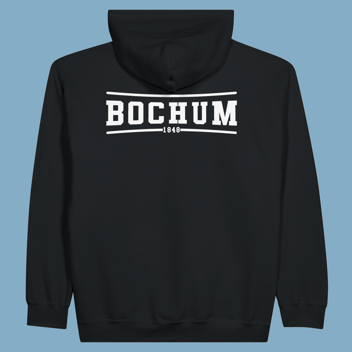 Unisex Kapuzen-Zip-Hoodie "Bochum 1848 Kurve"