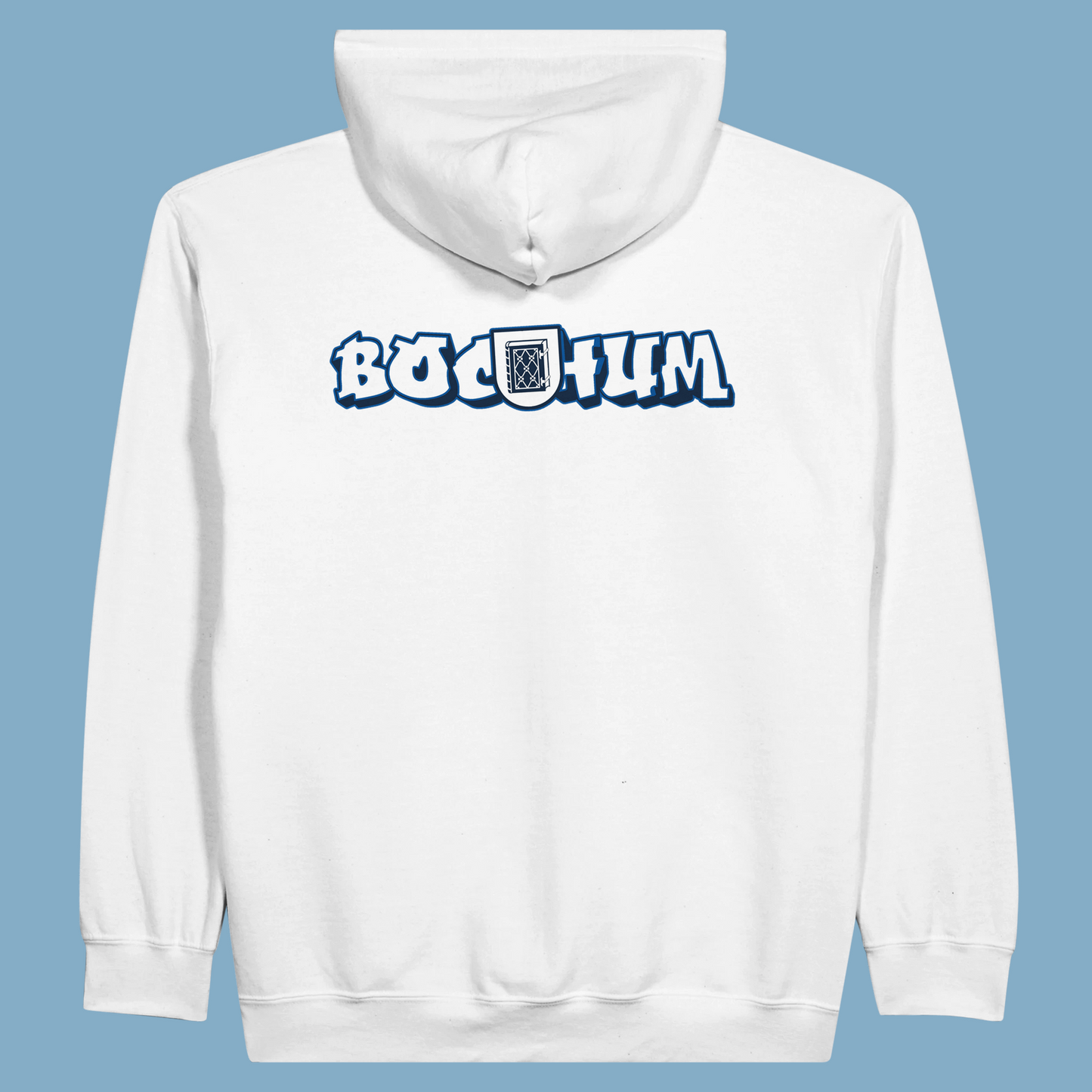 Unisex Kapuzen-Zip-Hoodie"Bochum Grafitti"