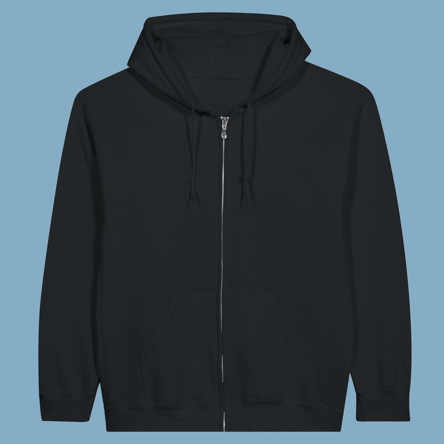 Unisex Kapuzen-Zip-Hoodie "FCK DOR"