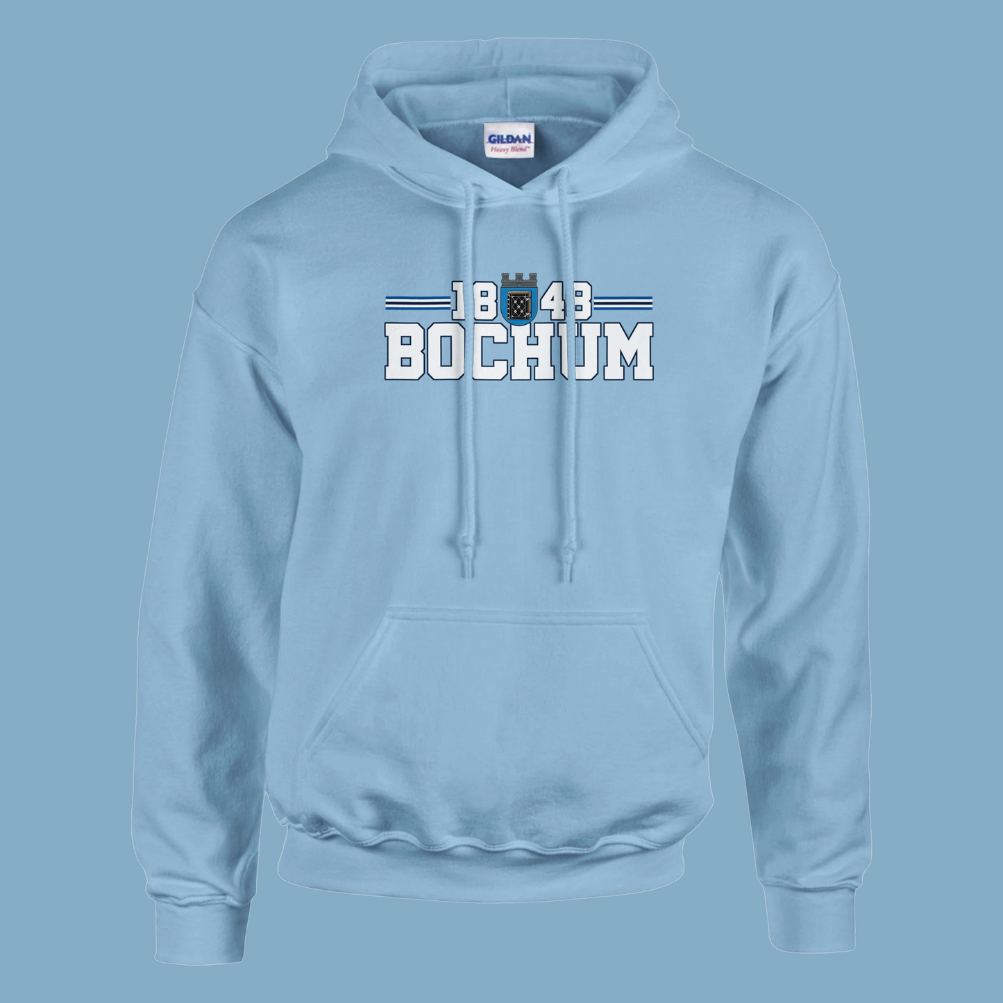 Unisex Kapuzenpullover "1848 Bochum Streifen"