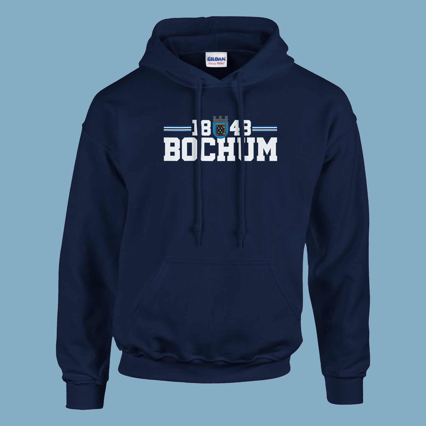 Unisex Kapuzenpullover "1848 Bochum Streifen"