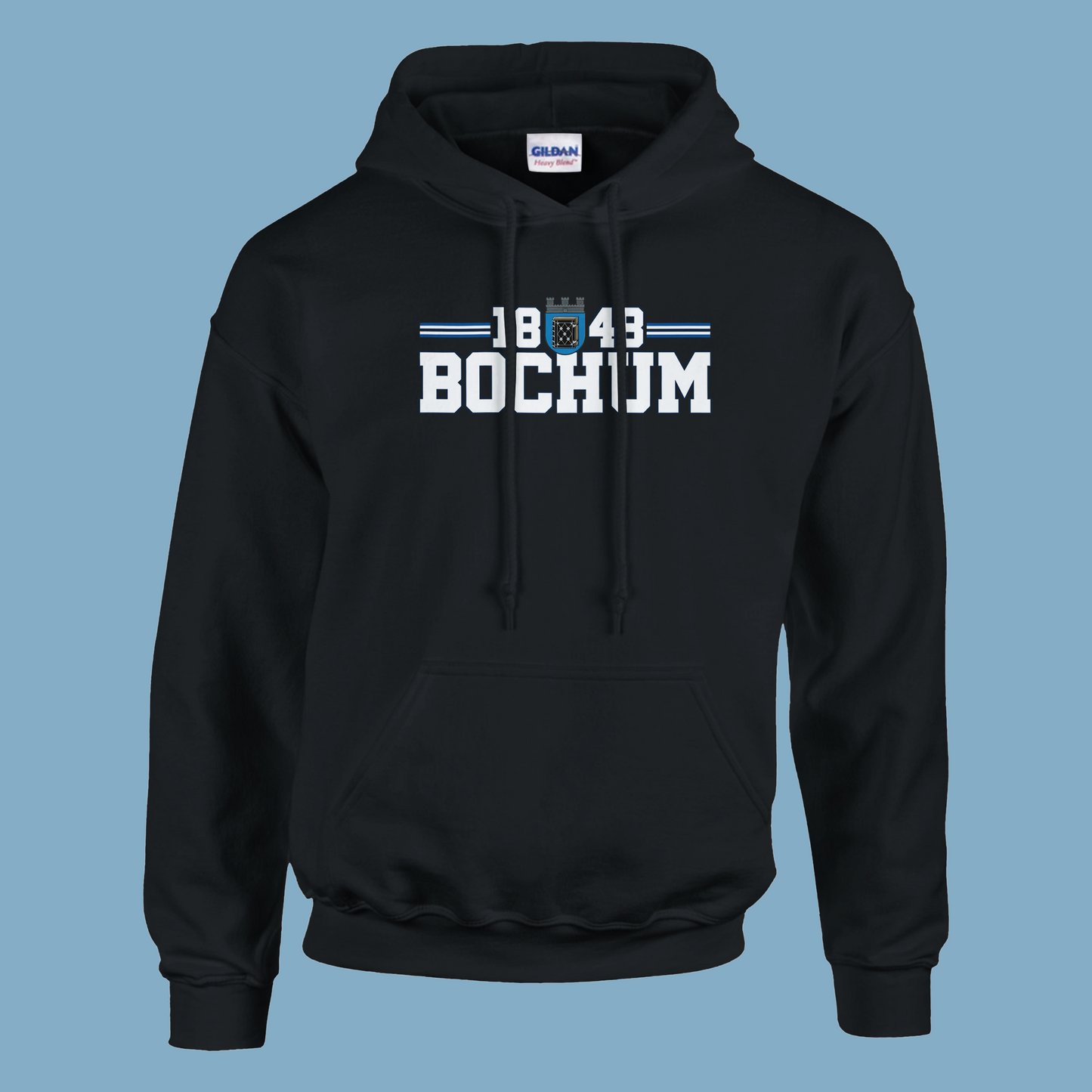 Unisex Kapuzenpullover "1848 Bochum Streifen"