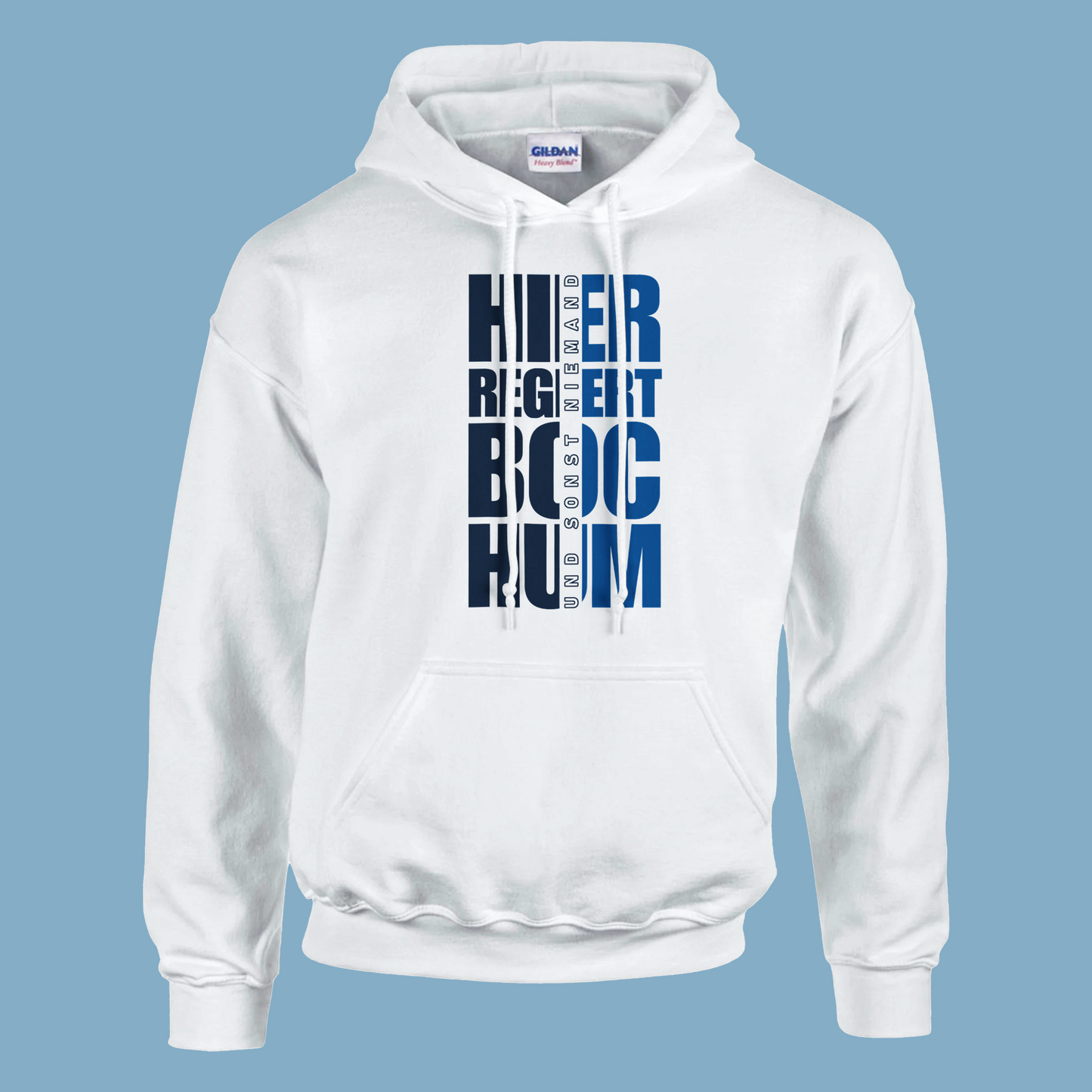 Unisex Kapuzenpullover "Hier regiert Bochum"