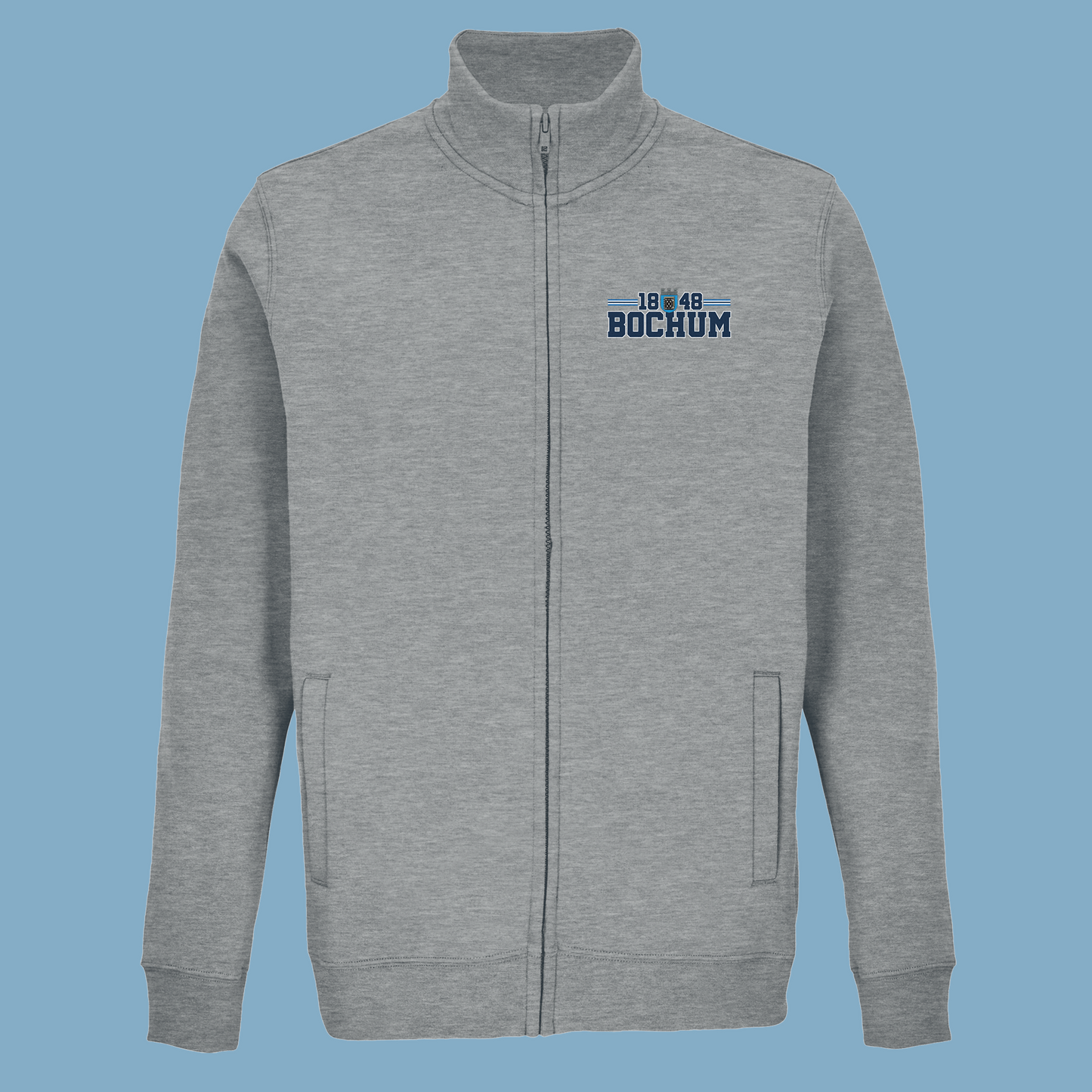 Unisex Sweatjacke "1848 Bochum Streifen"