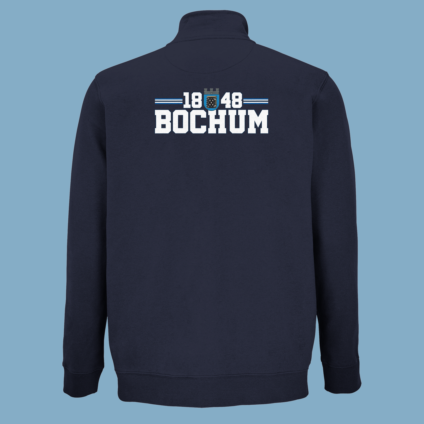 Unisex Sweatjacke "1848 Bochum Streifen"