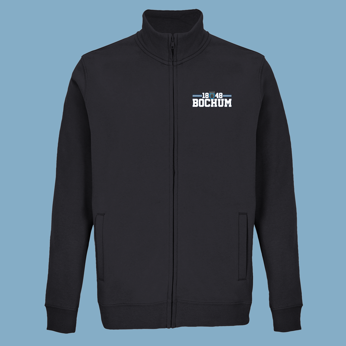 Unisex Sweatjacke "1848 Bochum Streifen"