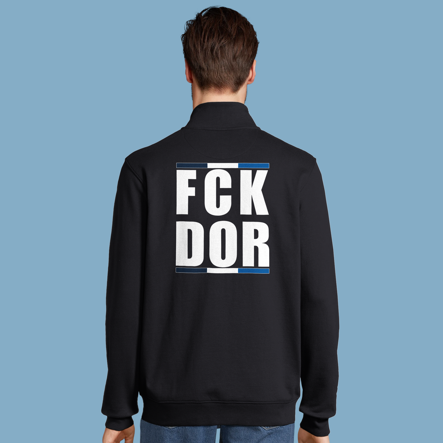 Unisex Sweatjacke "FCK DOR"