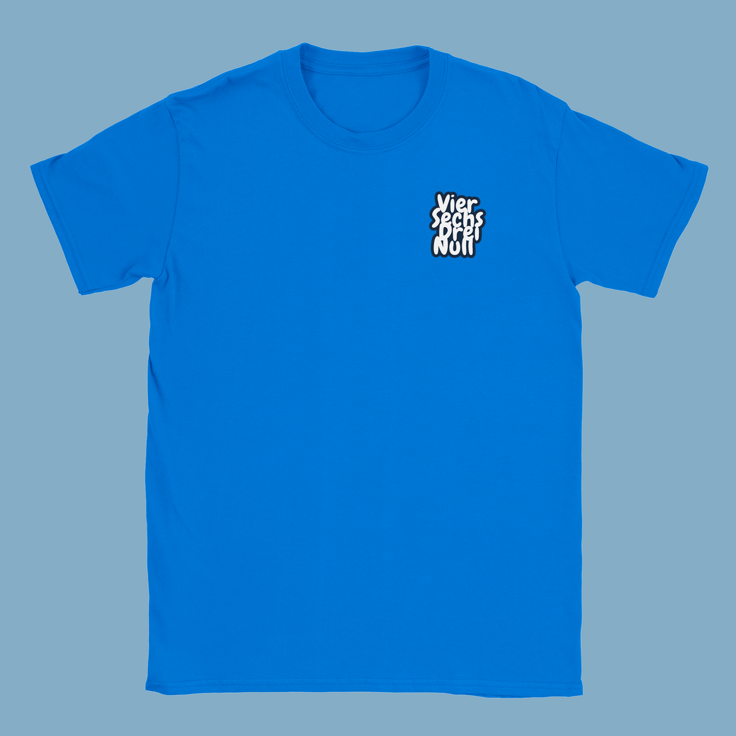 Unisex T-Shirt "Viersechsdreinull Cartoon Vorderseite"