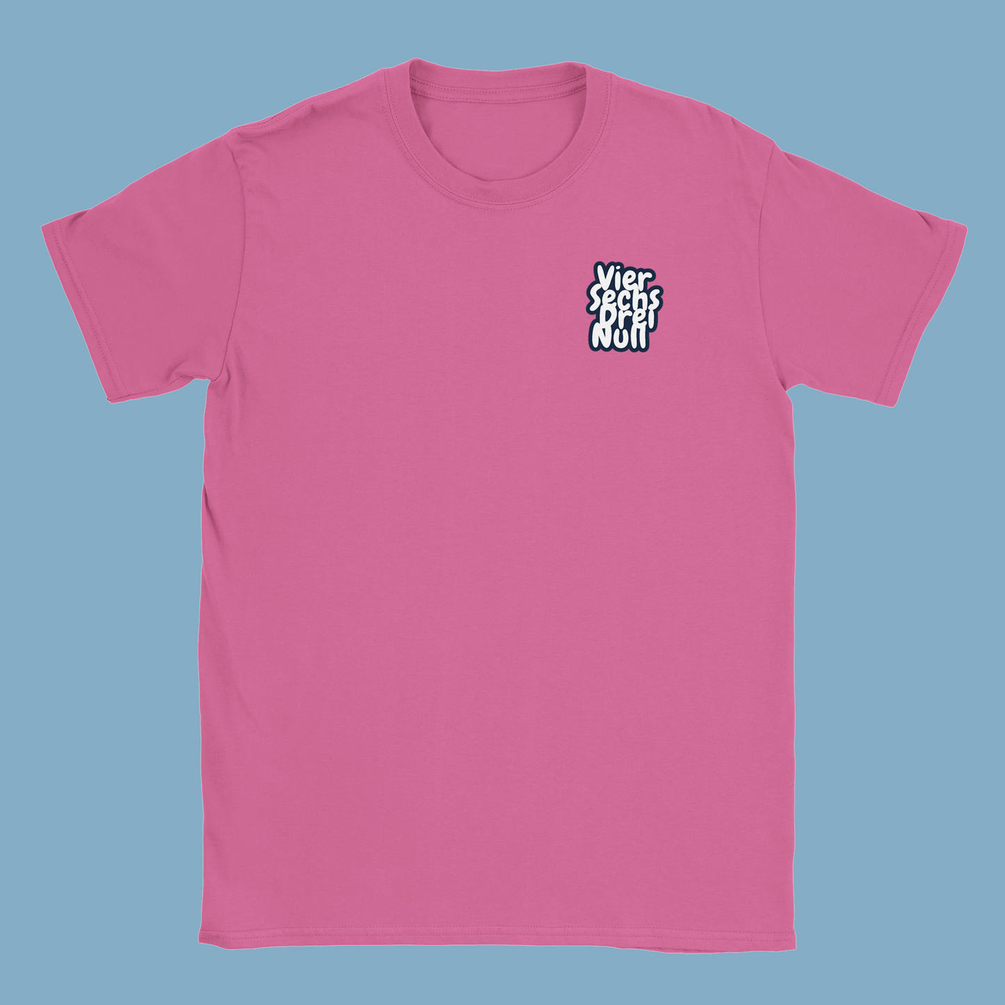 Unisex T-Shirt "Viersechsdreinull Cartoon Vorderseite"