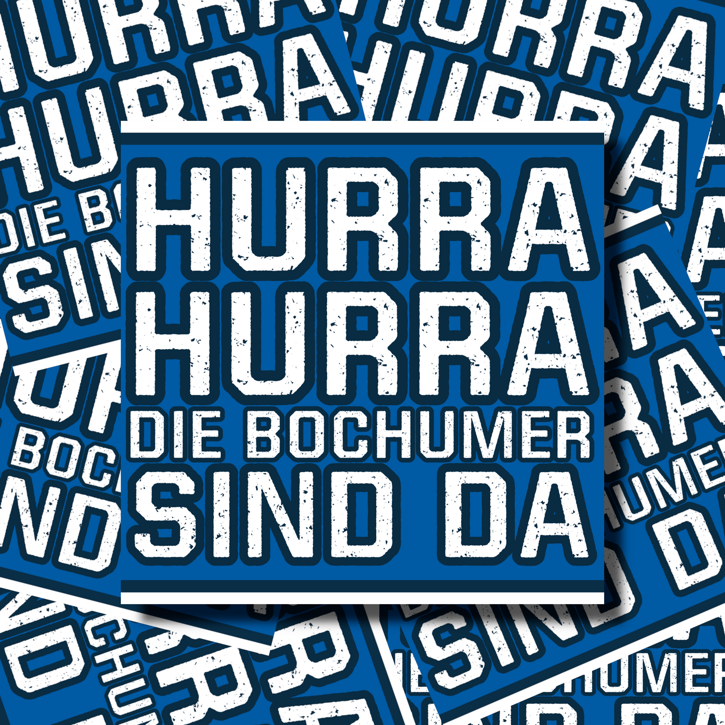 Aufkleber "Hurra Hurra"