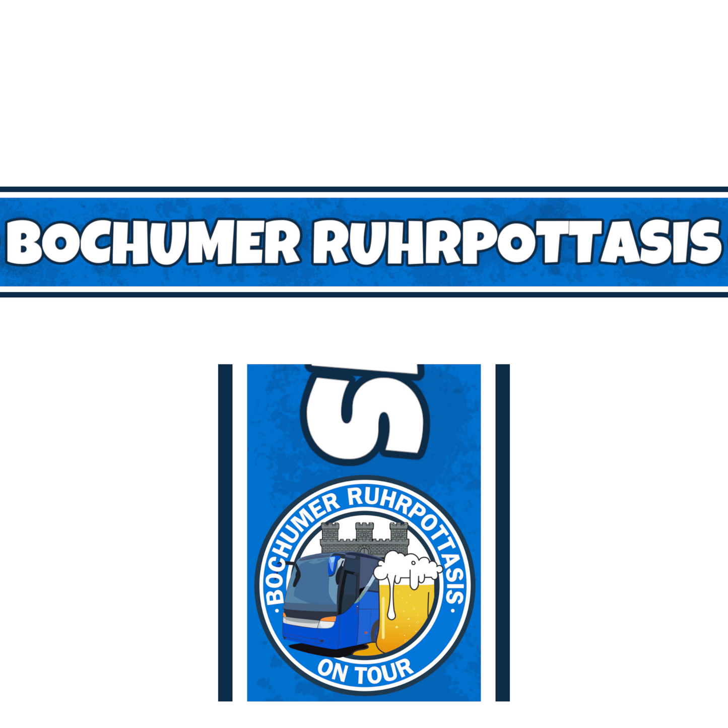 Premium Seidenschal "Ruhrpottasis"