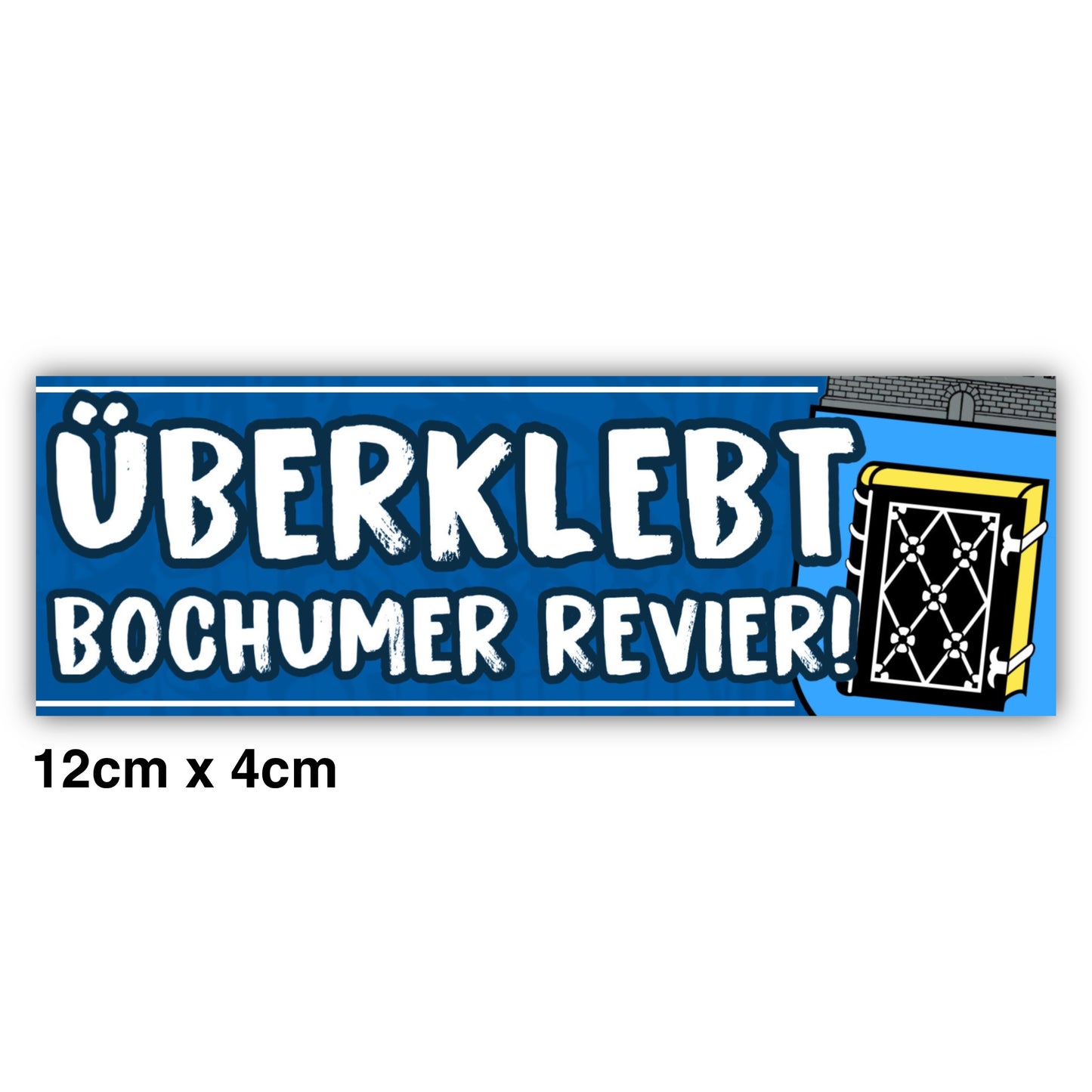 Aufkleber „Überklebt“