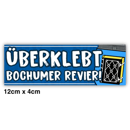 Aufkleber „Überklebt“