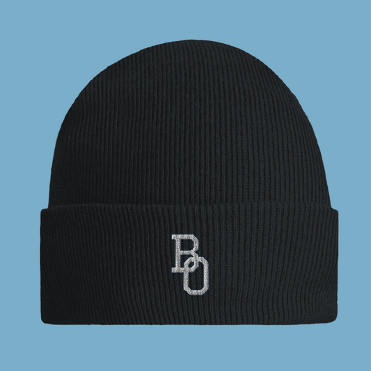 Umgeschlagene Beanie  "College BO"