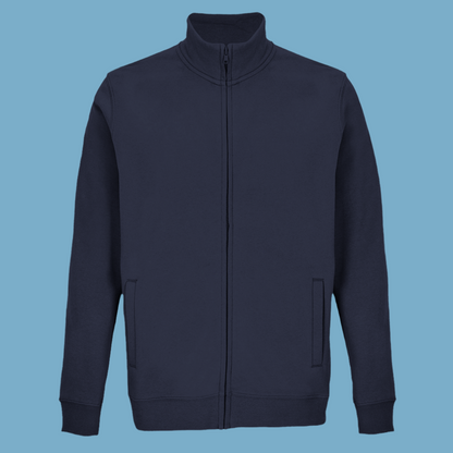 Unisex Sweatjacke "Förderturm Rückseite"