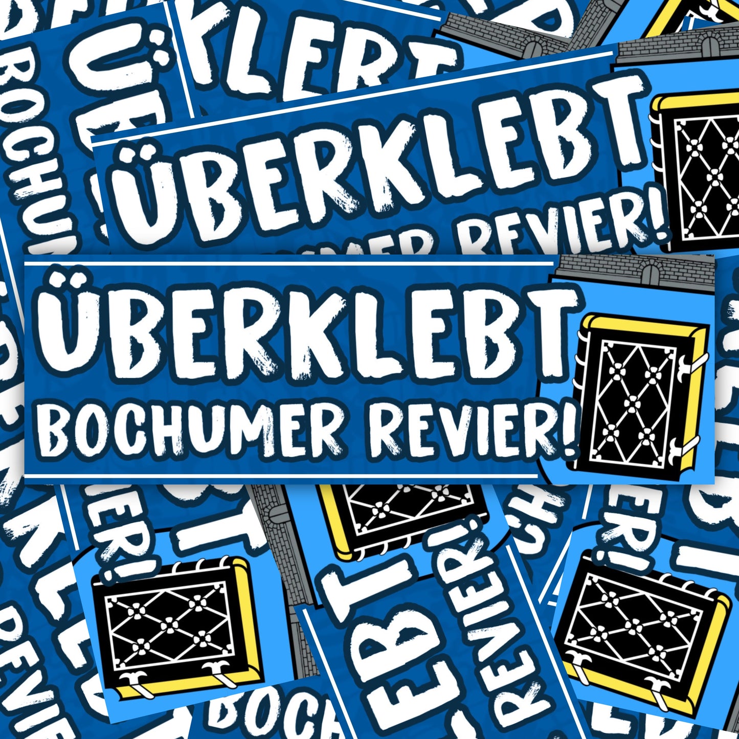 Aufkleber „Überklebt“
