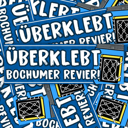Aufkleber „Überklebt“