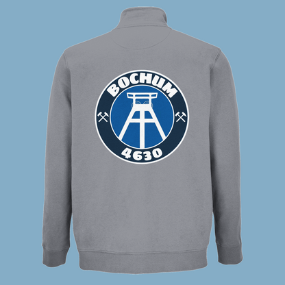 Unisex Sweatjacke "Förderturm Rückseite"