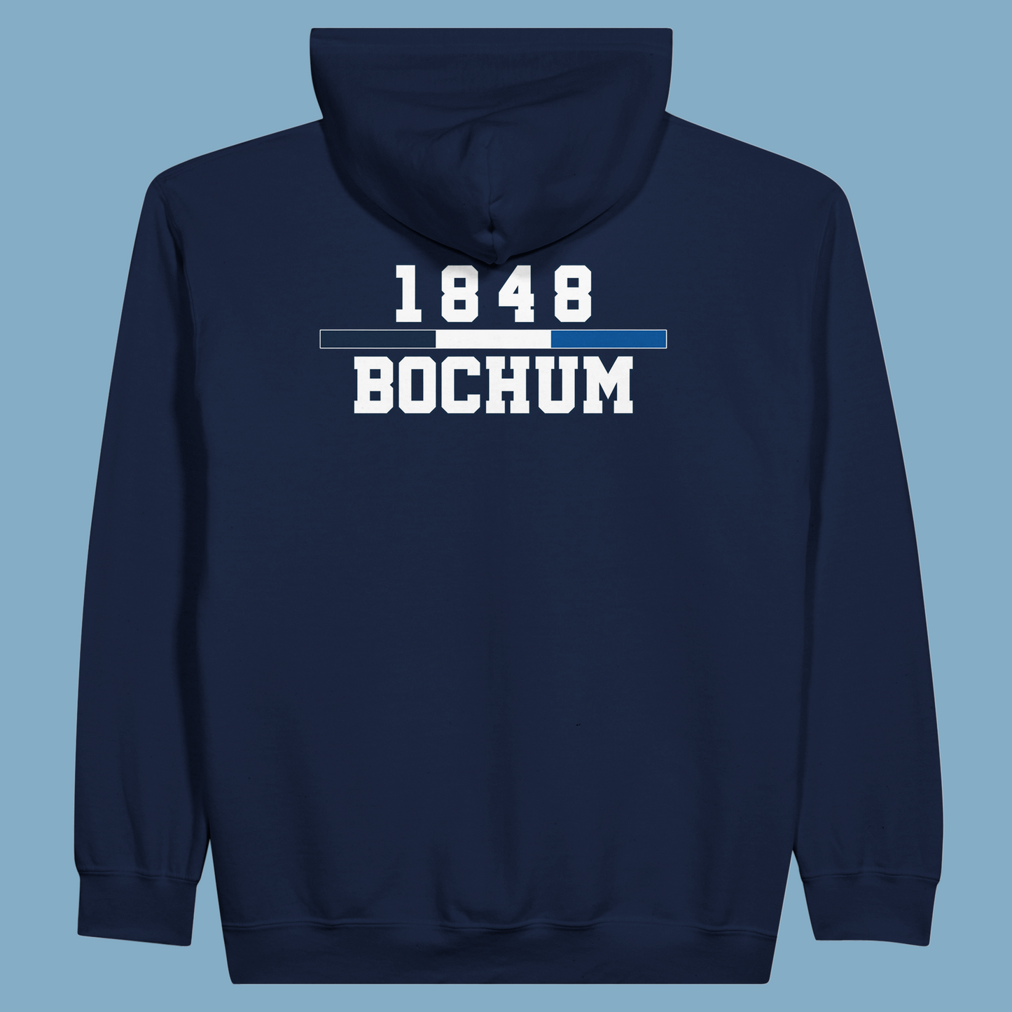 Unisex Kapuzen-Zip-Hoodie "1848 Bochum Linie"