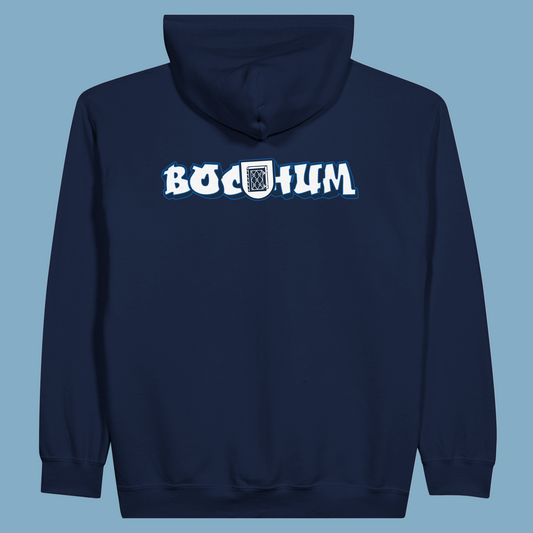 Unisex Kapuzen-Zip-Hoodie"Bochum Grafitti"