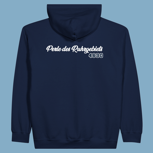 Unisex Kapuzen-Zip-Hoodie "Perle des Ruhrgebiets 4630"
