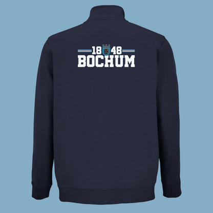 Unisex Sweatjacke "1848 Bochum Streifen"