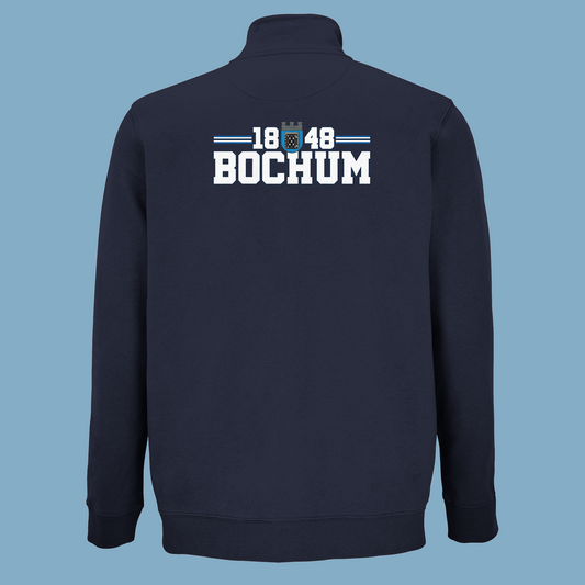 Unisex Sweatjacke "1848 Bochum Streifen"