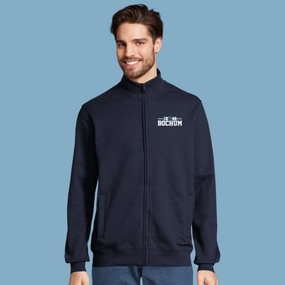 Unisex Sweatjacke "1848 Bochum Streifen"