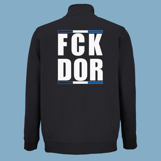 Unisex Sweatjacke "FCK DOR"