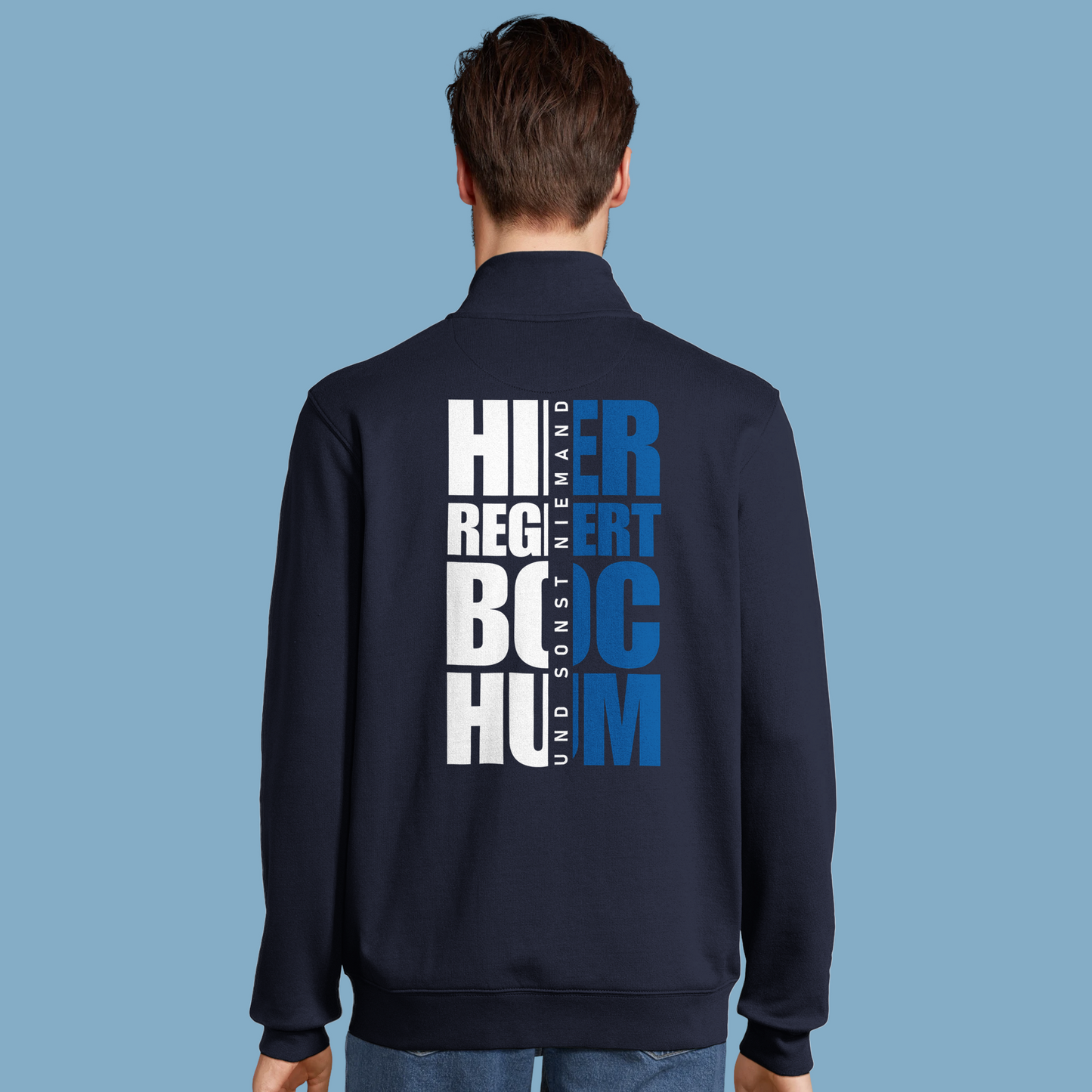 Unisex Sweatjacke "Hier regiert Bochum"