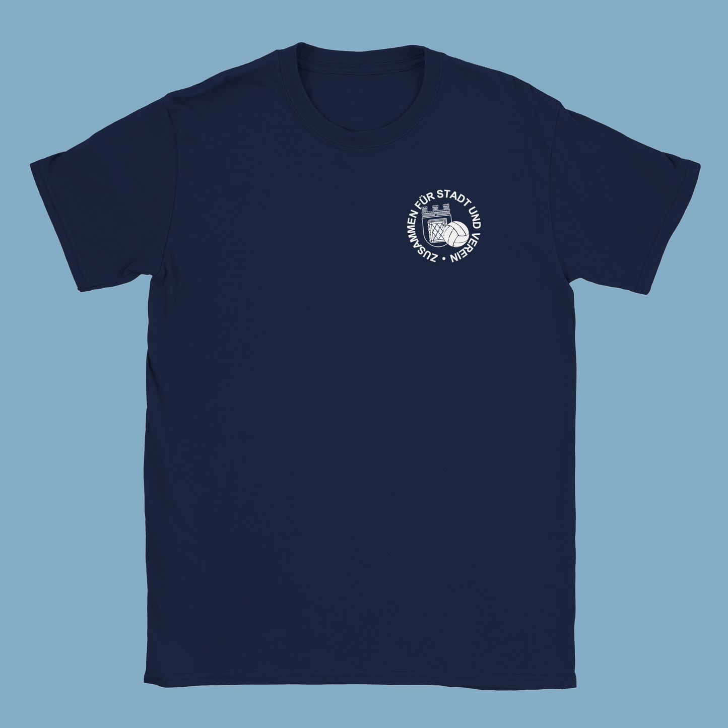 Unisex T-Shirt "Zusammen für Stadt und Verein"