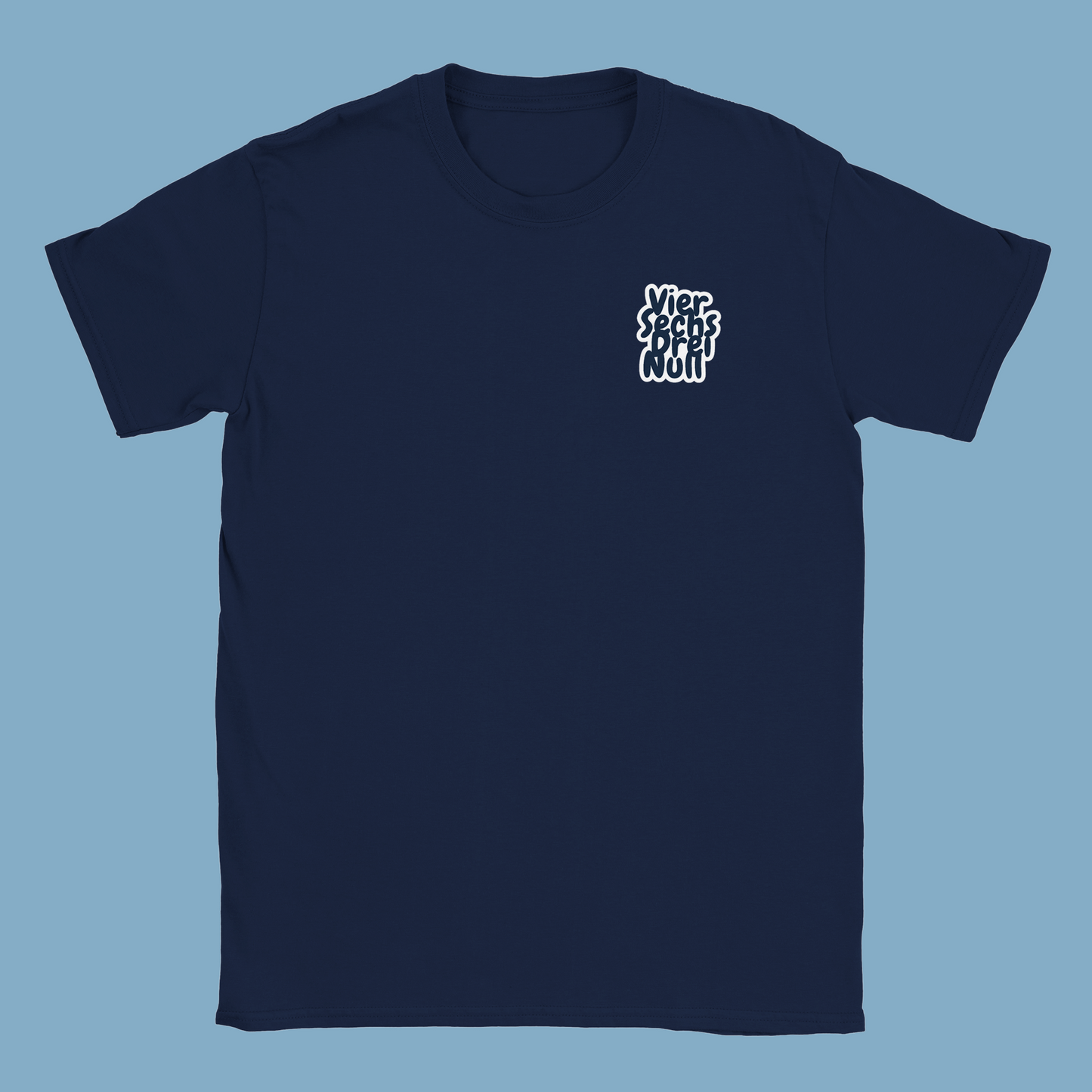 Unisex T-Shirt "Viersechsdreinull Cartoon Vorderseite"