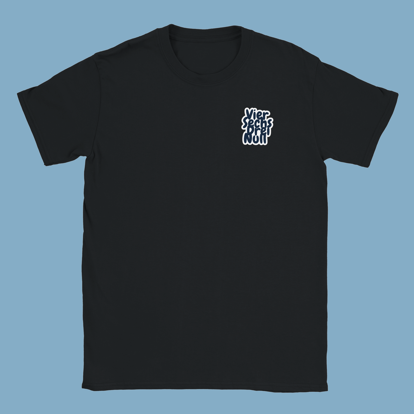 Unisex T-Shirt "Viersechsdreinull Cartoon Vorderseite"