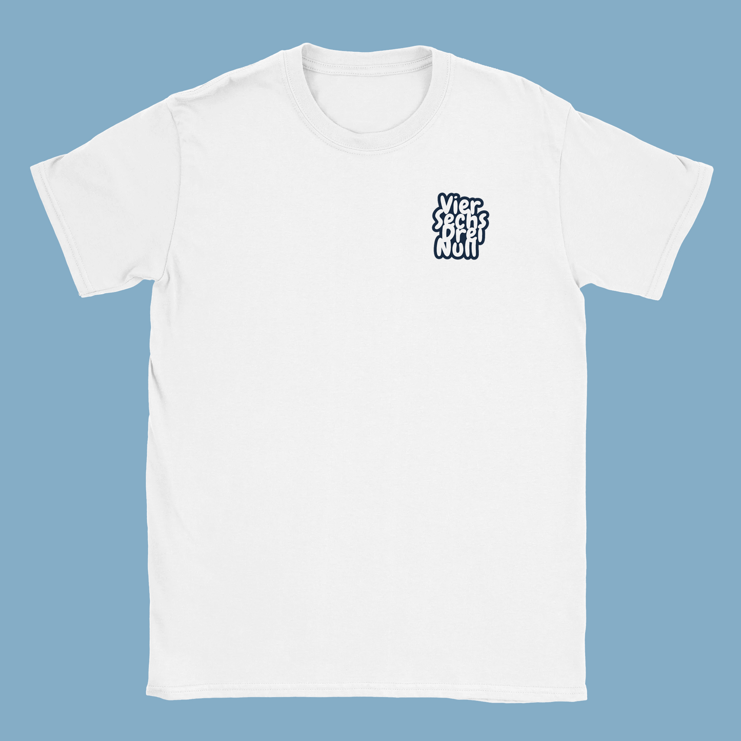 Unisex T-Shirt "Viersechsdreinull Cartoon Vorderseite"
